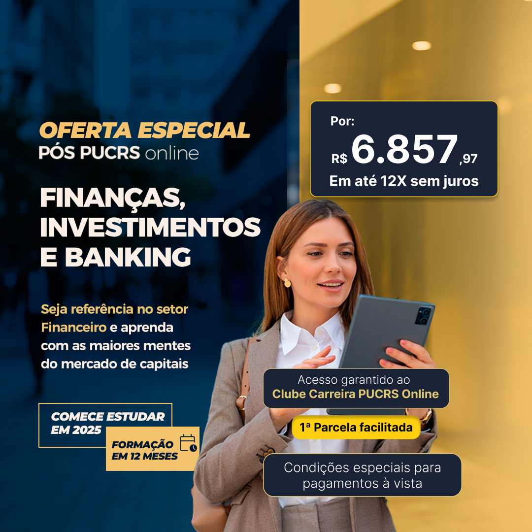 Pós-Graduação em Finanças, Investimentos e Banking | Lançamentos