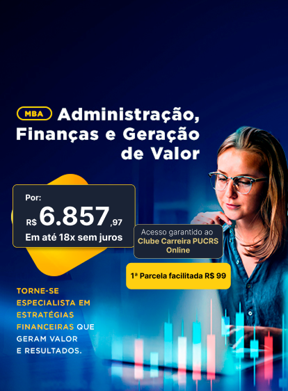 MBA em Administração, Finanças e Geração de Valor | Lançamentos