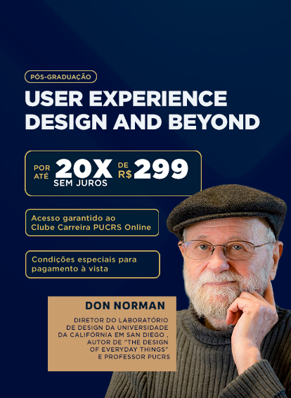 Pós-Graduação em User Experience Design and Beyond | Lançamentos