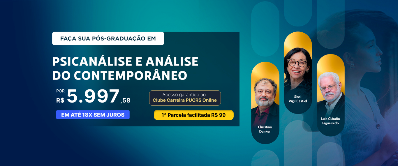 Pós-Graduação em Psicanálise e análise do contemporâneo | Edição 2025