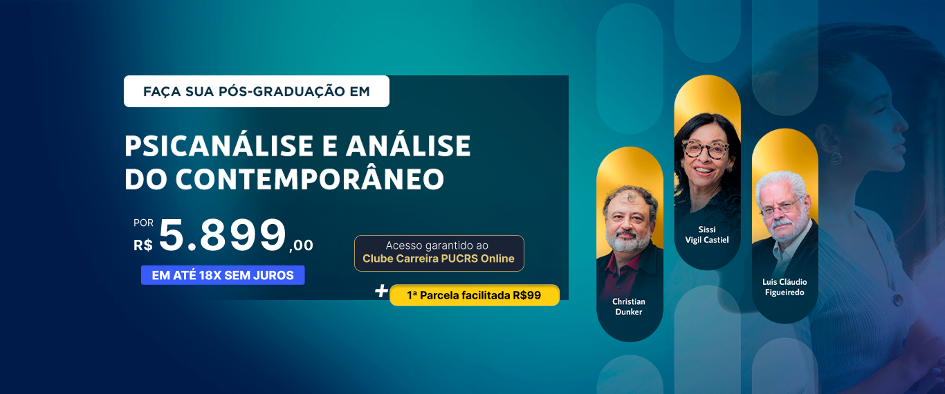 Pós-Graduação em Psicanálise e análise do contemporâneo