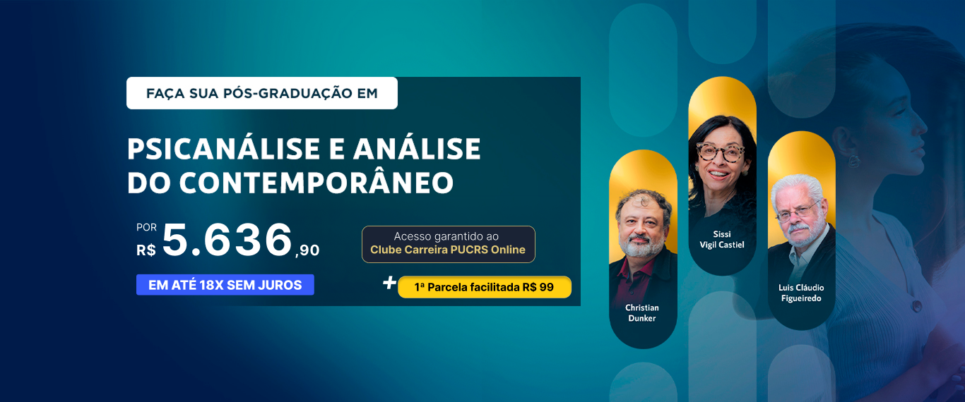 Pós-Graduação em Psicanálise e análise do contemporâneo | Edição 2025