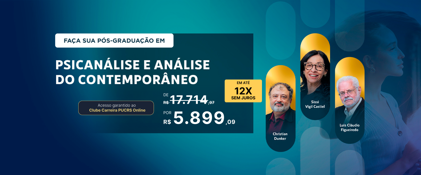 Pós-Graduação em Psicanálise e análise do contemporâneo