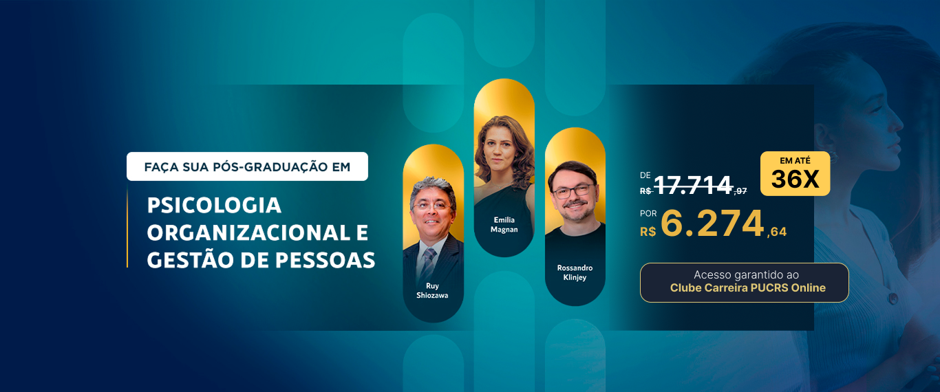 Pós-Graduação em Psicologia Organizacional e Gestão de Pessoas | Lançamentos