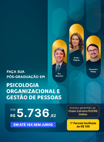 Pós-Graduação em Psicologia Organizacional e Gestão de Pessoas | Lançamentos