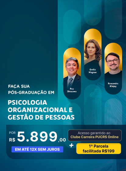 Pós-Graduação em Psicologia Organizacional e Gestão de Pessoas | Lançamentos