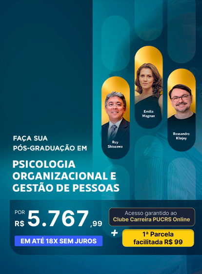 Pós-Graduação em Psicologia Organizacional e Gestão de Pessoas | Lançamentos