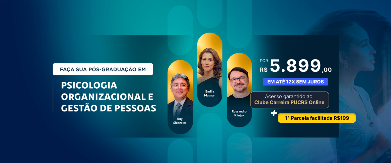 Pós-Graduação em Psicologia Organizacional e Gestão de Pessoas | Lançamentos