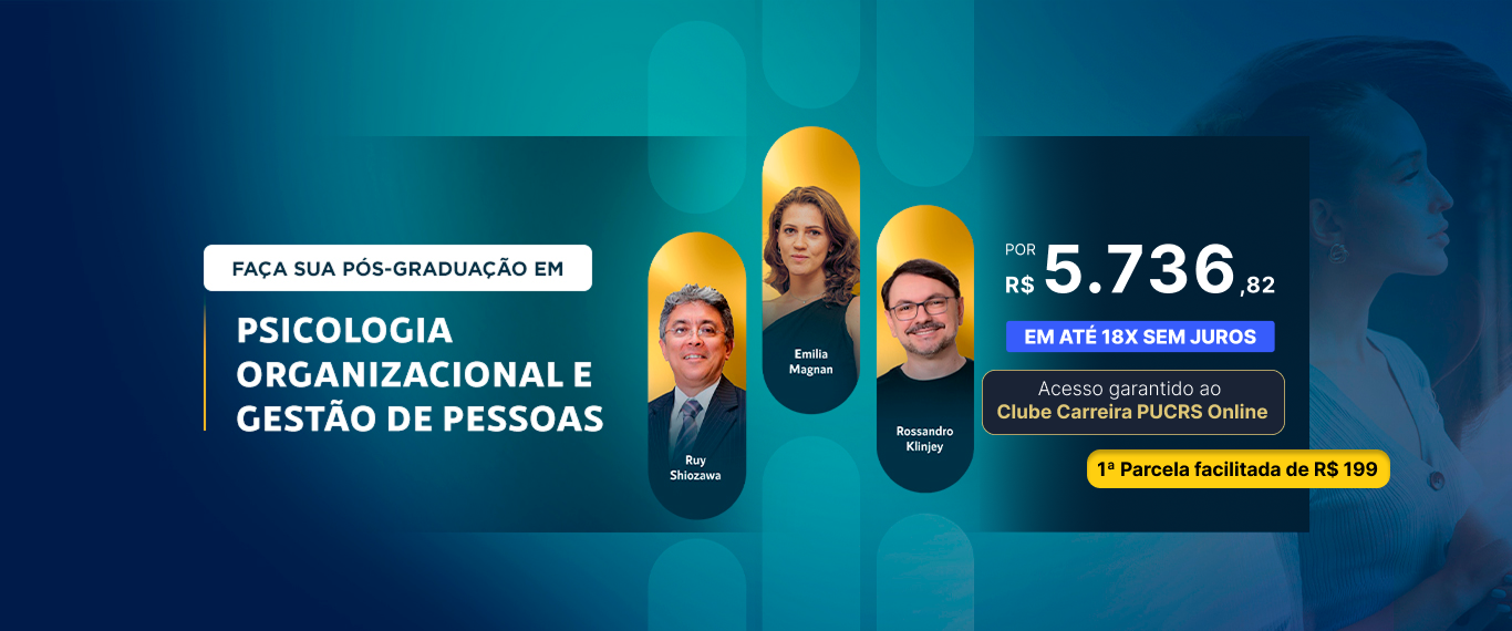 Pós-Graduação em Psicologia Organizacional e Gestão de Pessoas | Lançamentos