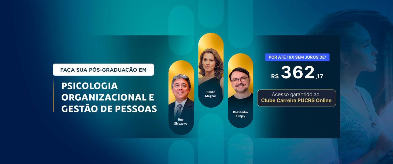 Pós-Graduação em Psicologia Organizacional e Gestão de Pessoas | Lançamentos