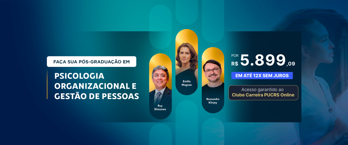 Pós-Graduação em Psicologia Organizacional e Gestão de Pessoas | Lançamentos