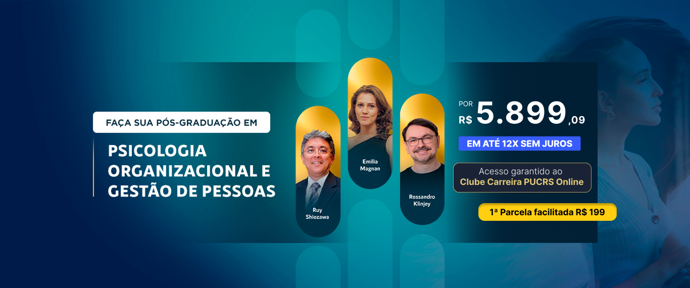 Pós-Graduação em Psicologia Organizacional e Gestão de Pessoas | Lançamentos