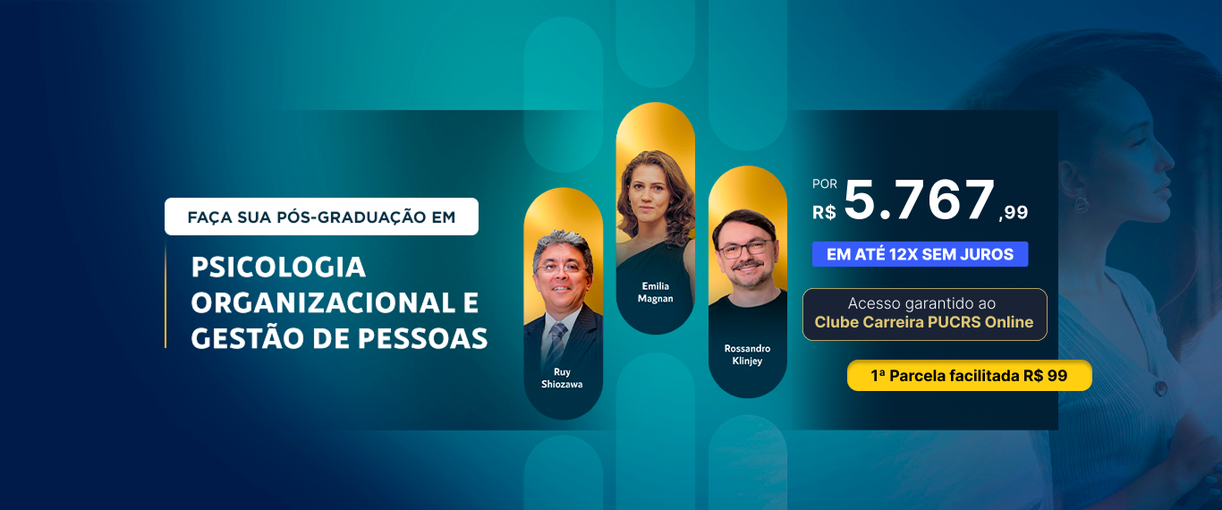 Pós-Graduação em Psicologia Organizacional e Gestão de Pessoas | Lançamentos