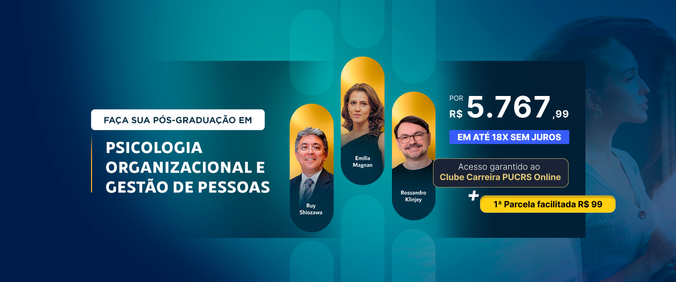 Pós-Graduação em Psicologia Organizacional e Gestão de Pessoas | Lançamentos